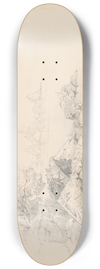John Singer Sargent - Lake Shore 8.25 inch art skate deck
