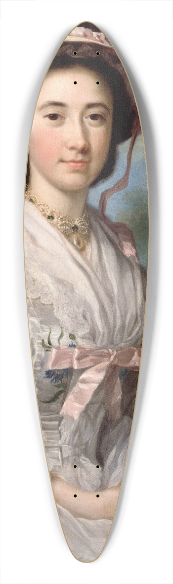 George Knapton - Lucy Ebberton 39.3 inch art pintail longboard deck