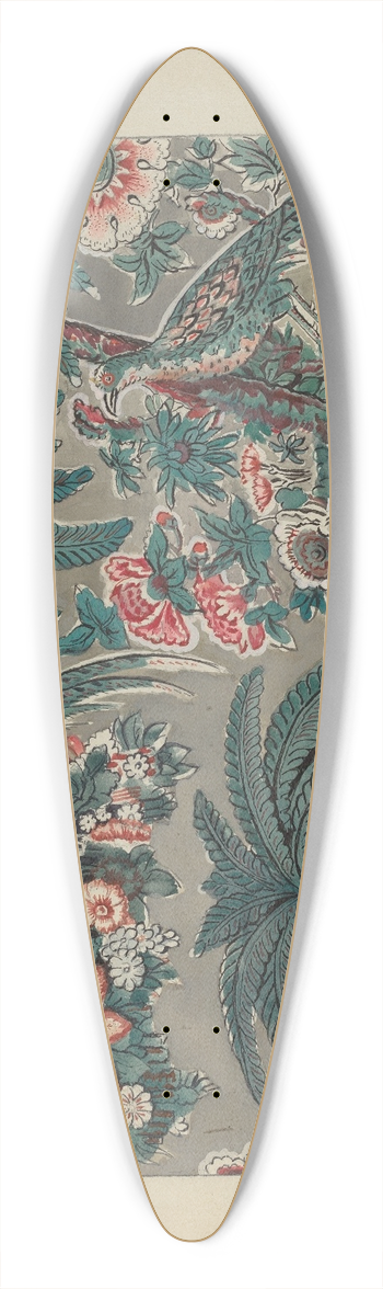 George Loughridge - Chintz 39.3 inch art pintail longboard deck