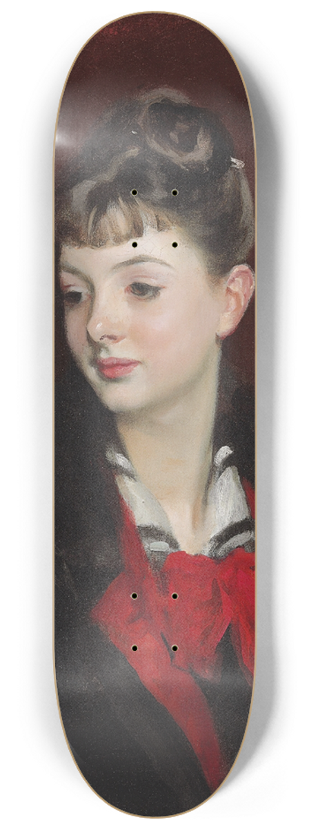 John Singer Sargent - Mademoiselle Suzanne Poirson 8.25 inch art skate deck
