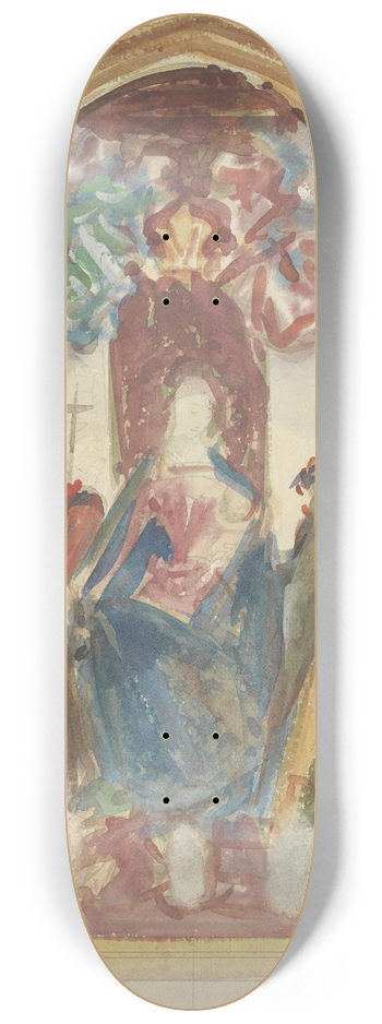 John Singer Sargent - Madonna and Child and Saints 8.25 inch art skate deck