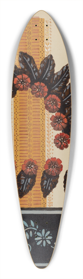 George Robin - Wallpaper Border 39.3 inch art pintail longboard deck