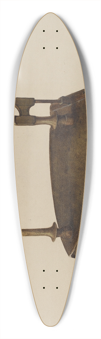 George Roehl - Flatiron 39.3 inch art pintail longboard deck