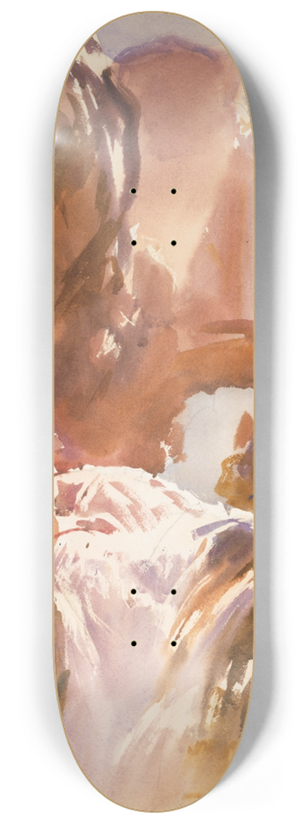 John Singer Sargent - Mountain Torrent 8.25 inch art skate deck