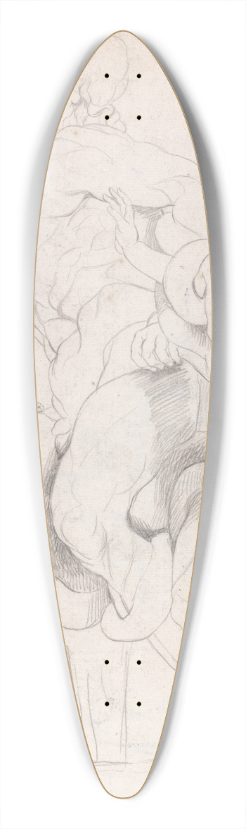George Romney - Laocoon 39.3 inch art pintail longboard deck