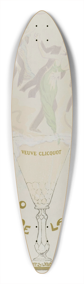 Georges Goursat (Sem) - Le Tango de la coupe 39.3 inch art pintail longboard deck