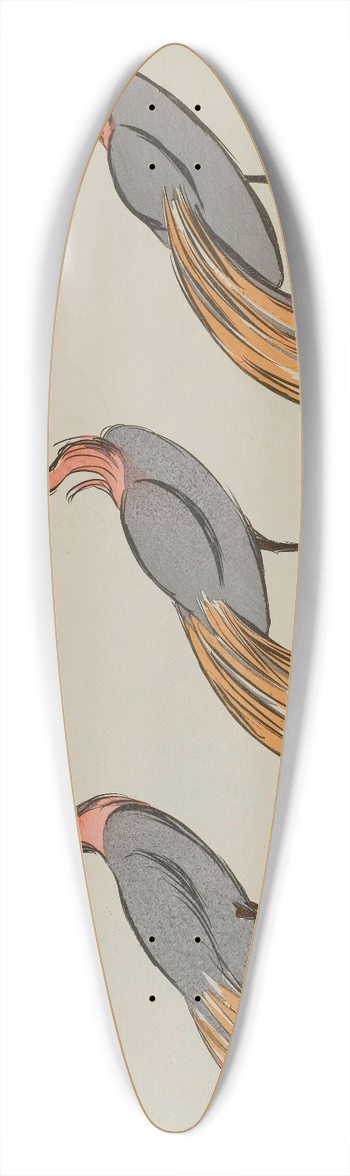 Georges Goursat (Sem) - Marcelle Demay 39.3 inch art pintail longboard deck