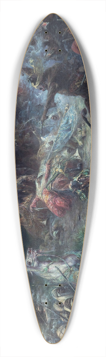 Georges Jules Victor Clairin - Le Carnage 39.3 inch art pintail longboard deck