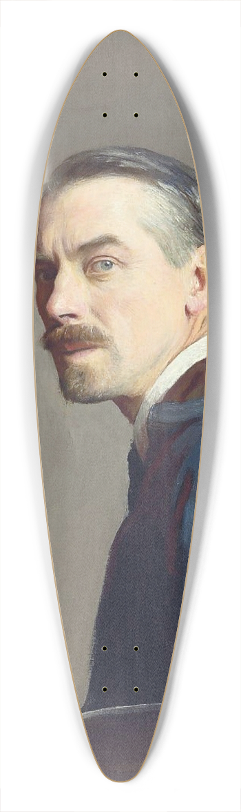 George Spencer Watson - Self-portrait 39.3 inch art pintail longboard deck