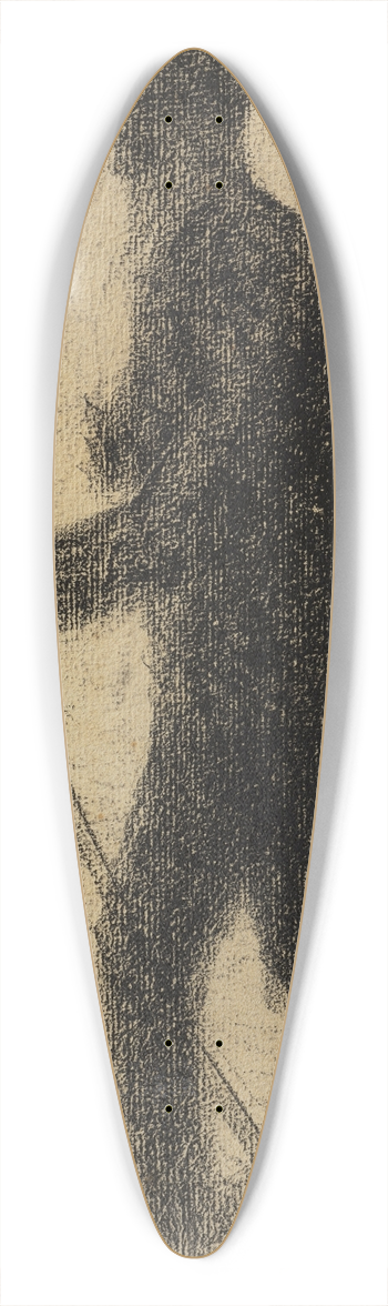 Georges Seurat - En marche 39.3 inch art pintail longboard deck