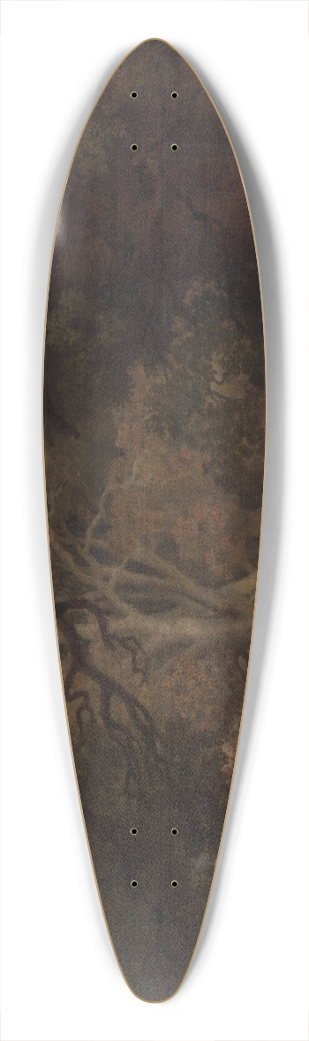 George Stubbs - A Repose after Shooting 39.3 inch art pintail longboard deck