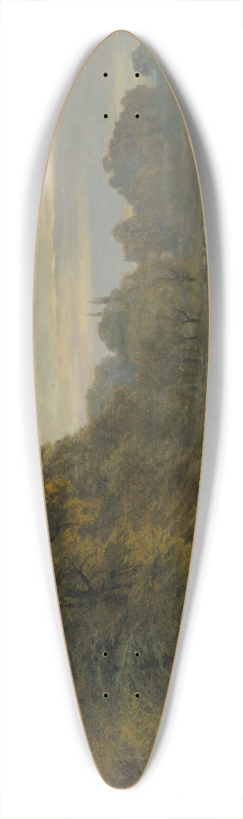 George Vicat Cole - Wargrave 39.3 inch art pintail longboard deck