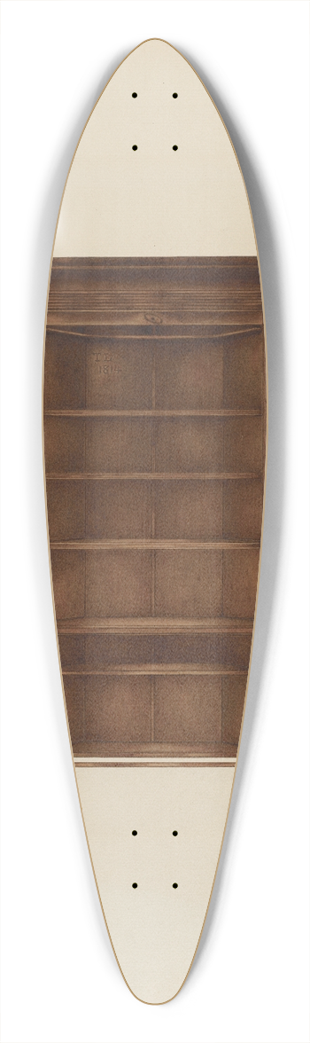 George V. Vezolles - Corner Cupboard 39.3 inch art pintail longboard deck