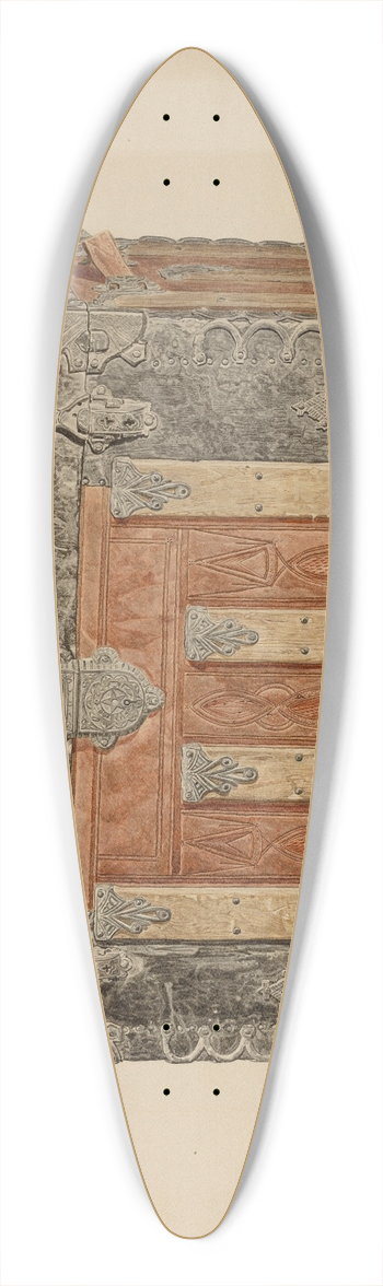 Georgine E. Mason - Trunk 39.3 inch art pintail longboard deck
