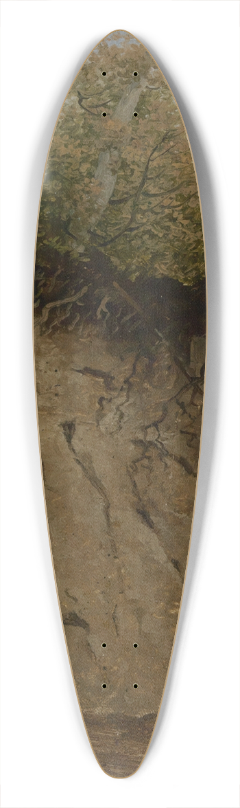 Georg Wilhelm Issel - Felshang 39.3 inch art pintail longboard deck
