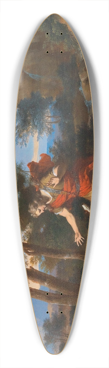 Gerard Hoet - Venus and Adonis 39.3 inch art pintail longboard deck