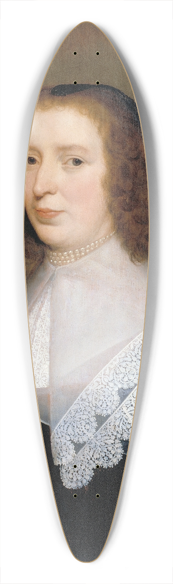 Gerard van Honthorst - Anna van den Corput 39.3 inch art pintail longboard deck
