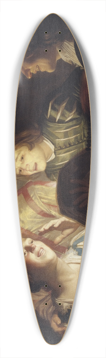 Gerard van Honthorst - Musical Group by Candlelight 39.3 inch art pintail longboard deck