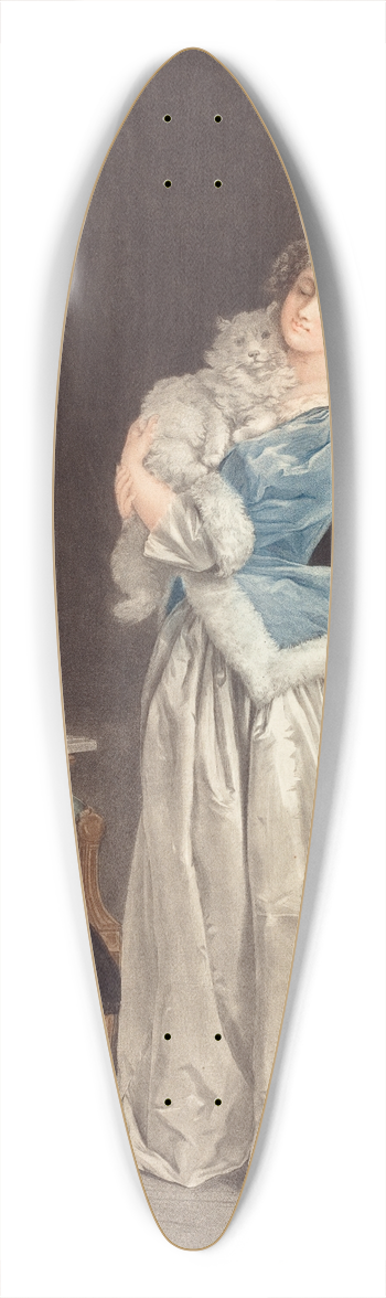 Geraud Vidal - Le Triomphe De Minette 39.3 inch art pintail longboard deck