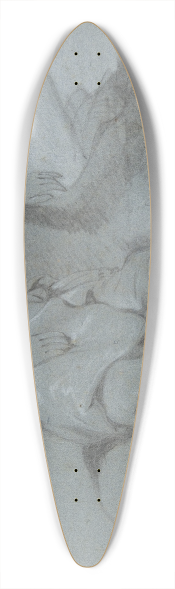 Gerbrand van den Eeckhout - A Sleeping Shepherd Boy 39.3 inch art pintail longboard deck