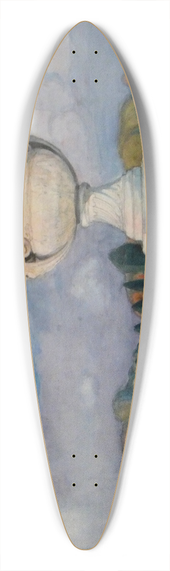 Gerda Wegener - Le Vase de la Paix (Versailles) 39.3 inch art pintail longboard deck