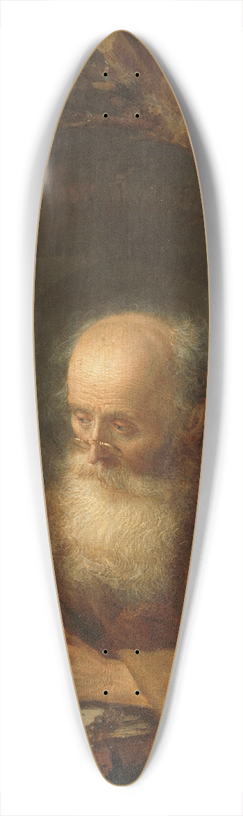 Gerrit Dou - A Hermit 39.3 inch art pintail longboard deck
