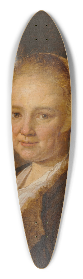 Gerrit Dou - A Young Woman 39.3 inch art pintail longboard deck