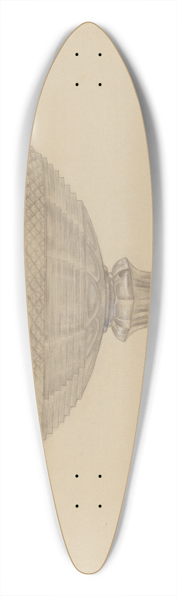 Gertrude Lemberg - Compote 39.3 inch art pintail longboard deck