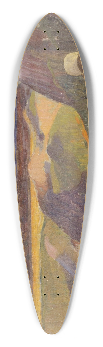 G.F. Clement - Breton Landscape 39.3 inch art pintail longboard deck