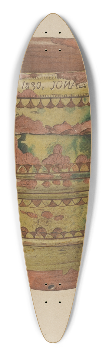 Giacinto Capelli - Pa. German Jardiniere 39.3 inch art pintail longboard deck
