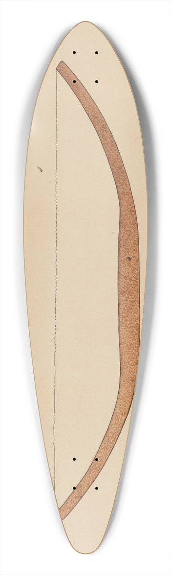 Giacinto Capelli - Plate 39.3 inch art pintail longboard deck