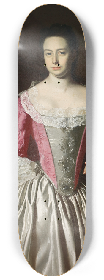 John Singleton Copley - Eunice Dennie Burr 8.25 inch art skate deck