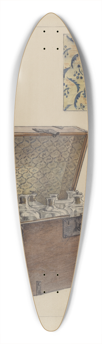 Gilbert Sackerman - Medicine Bottle Chest 39.3 inch art pintail longboard deck