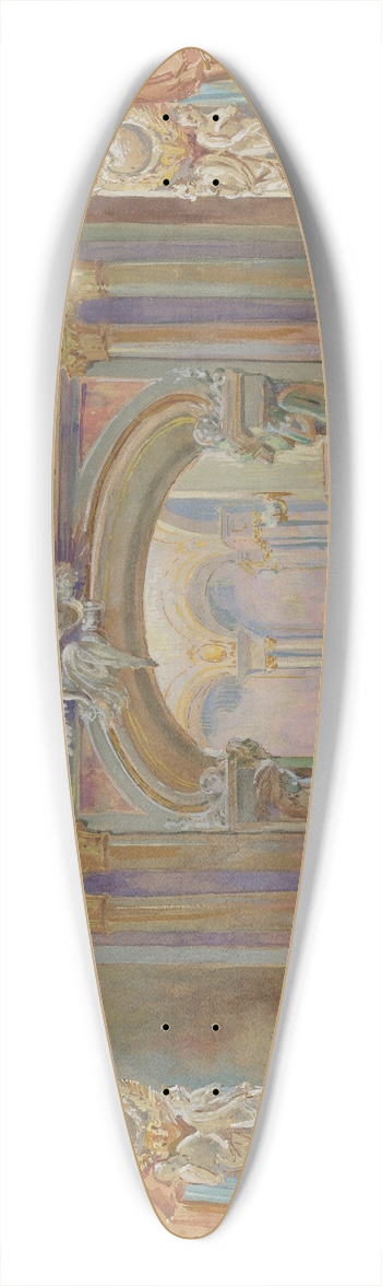 Gilbert Sackerman - Stage Set 39.3 inch art pintail longboard deck