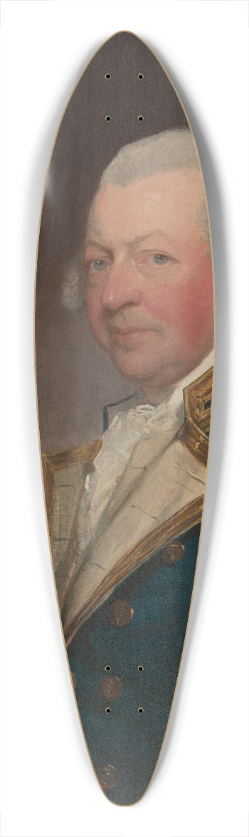 Gilbert Stuart - Captain John MacBride 39.3 inch art pintail longboard deck