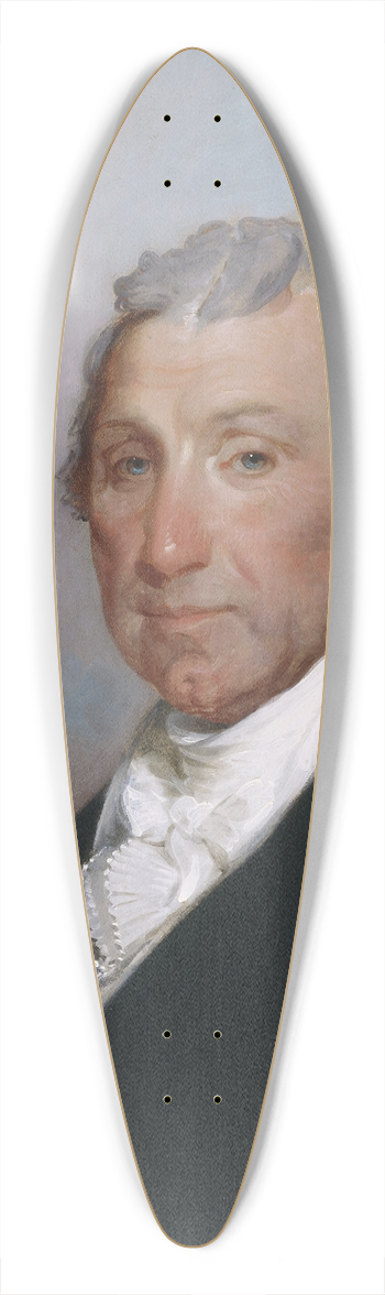 Gilbert Stuart - James Monroe 39.3 inch art pintail longboard deck