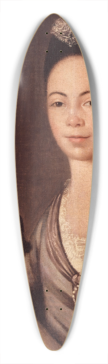 Gilbert Stuart - Mrs. Aaron Lopez and Her Son Joshua 39.3 inch art pintail longboard deck
