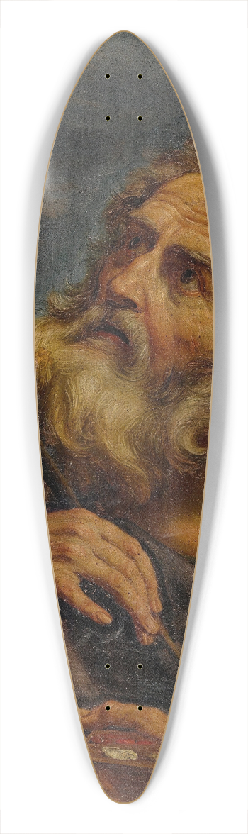 Giovanni Battista Gaulli - Saint Luke 39.3 inch art pintail longboard deck