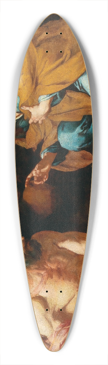 Giovanni Battista Langetti - Joseph interpreting dreams 39.3 inch art pintail longboard deck