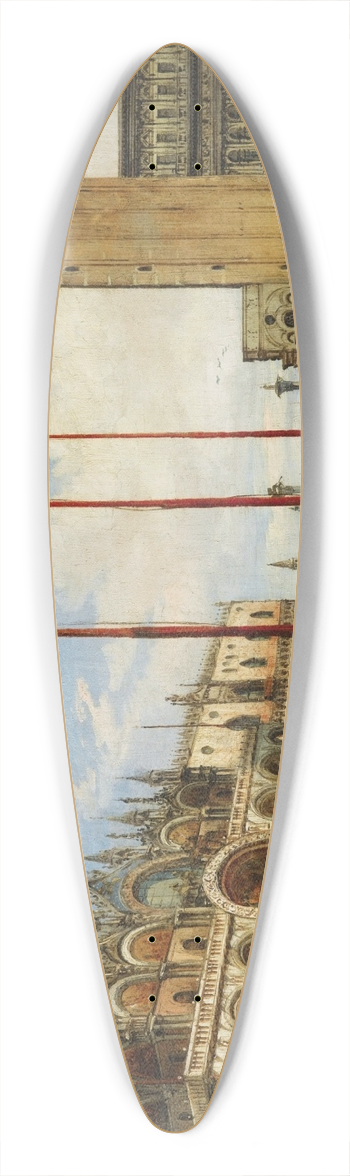 Giovanni Grubacs - Vue de Venise 39.3 inch art pintail longboard deck