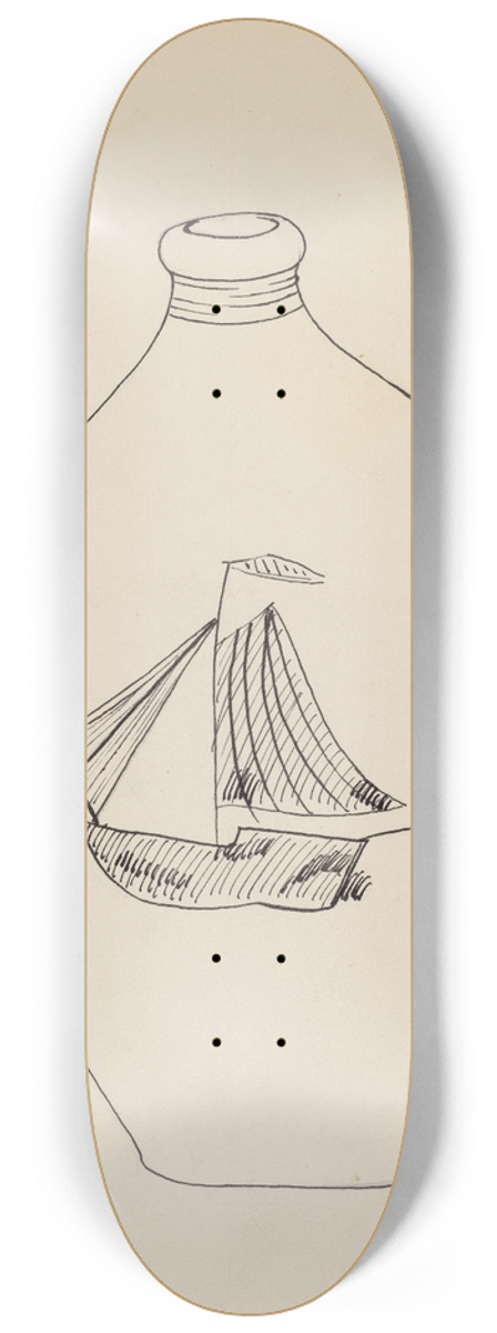 John Tarantino - Flask 8.25 inch art skate deck