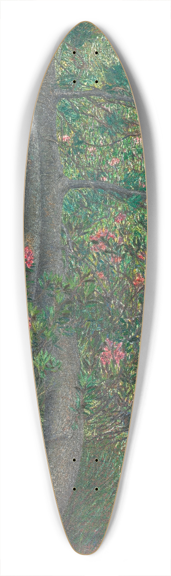 Giovanni Segantini - Pine Tree 39.3 inch art pintail longboard deck
