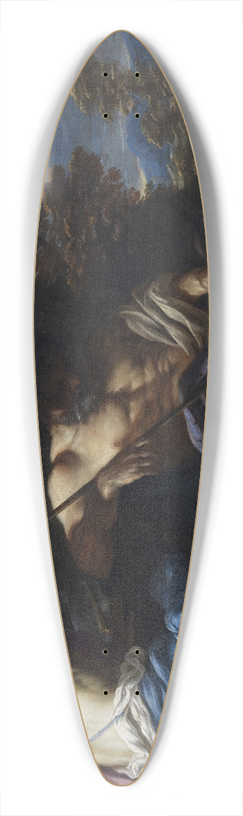 Girolamo Troppa - Mercury Killing Argus 39.3 inch art pintail longboard deck