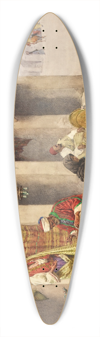 Giulio Rosati - The Carpet Mender 39.3 inch art pintail longboard deck