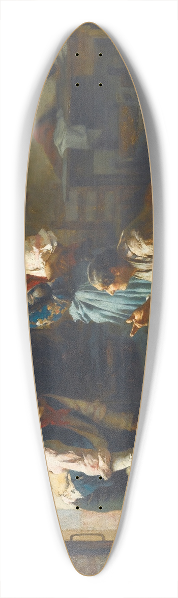 Giuseppe Barison - The Fishseller 39.3 inch art pintail longboard deck
