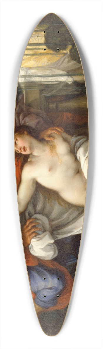 Giuseppe Bartolomeo Chiari - Susannah and the Elders 39.3 inch art pintail longboard deck