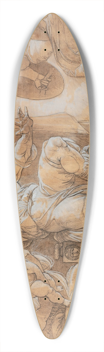 Giuseppe Cades - The Suicide OfAjax 39.3 inch art pintail longboard deck