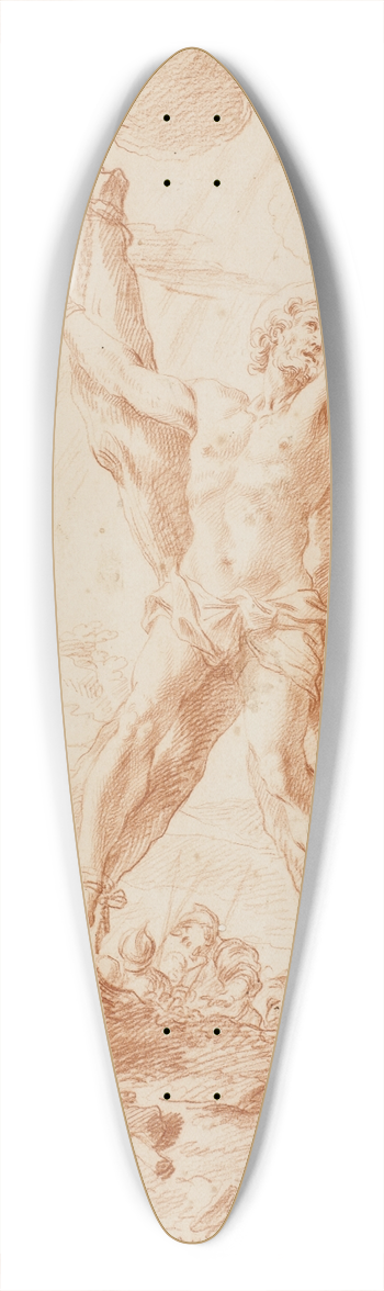 Giuseppe Ghezzi - Den hellige Andreas korsfstelse eller den hellige Pantaleon 39.3 inch art pintail longboard deck
