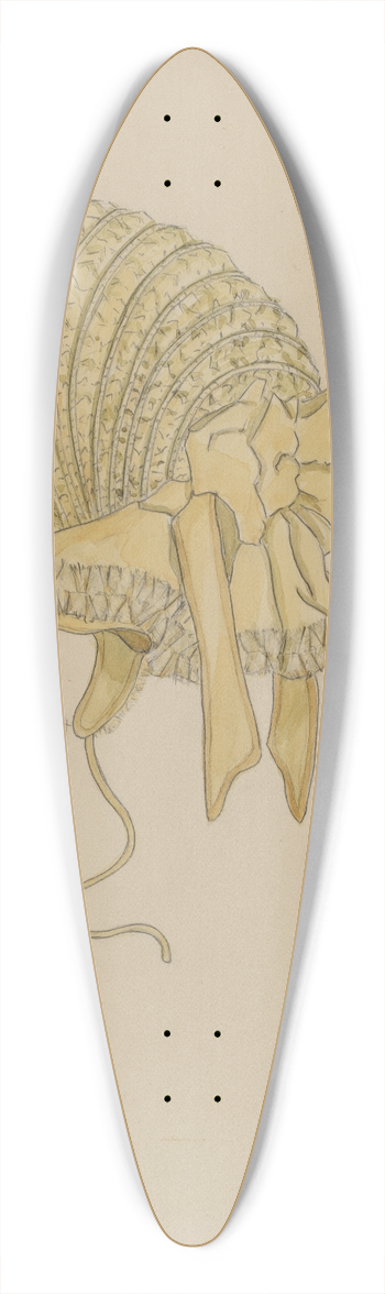 Gladys Cook - Bonnet 39.3 inch art pintail longboard deck