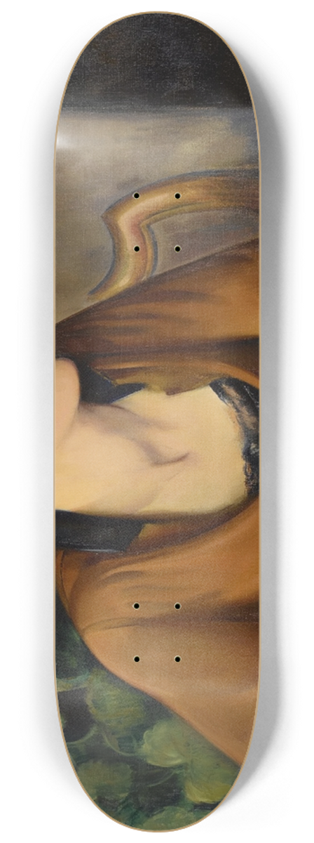John Theodore Johnson - Portrait of Mary Johnson 8.25 inch art skate deck